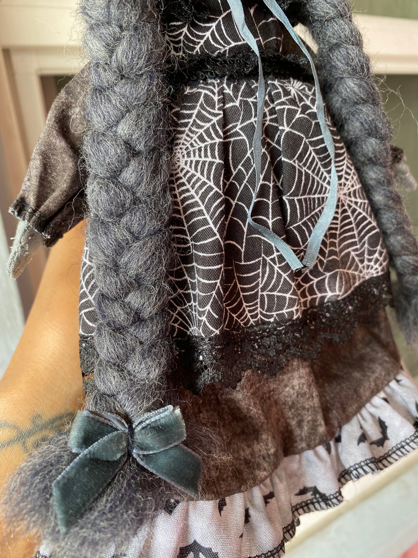 Handmade Halloween Cyclops Witch Doll