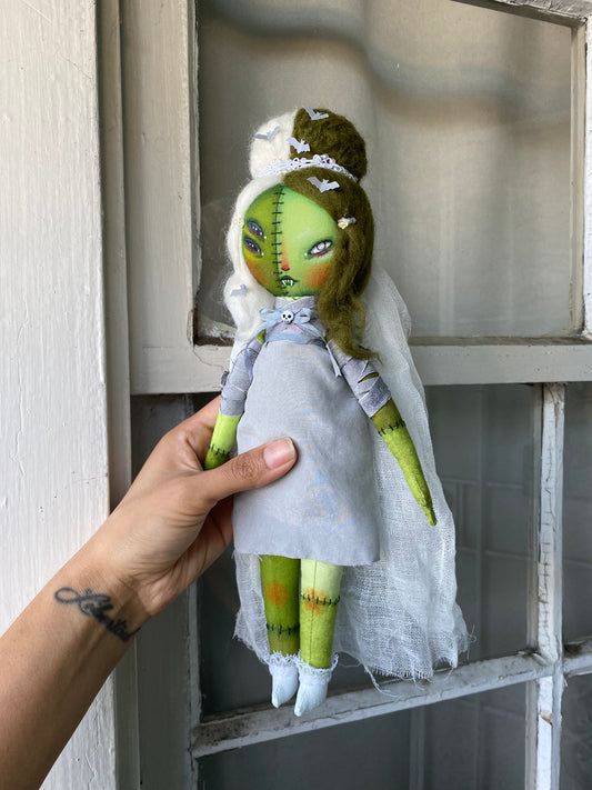 Handmade Franken Bride Girl Doll