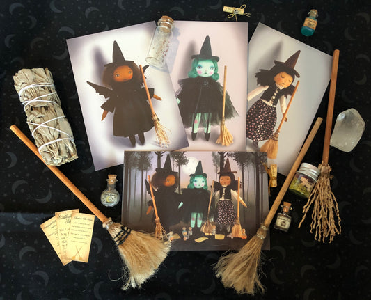 Doll Coven Postcard Set of 4